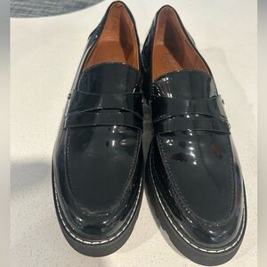 NWT Franco Sarto Loafers | Size 9 | Black Patent Leather